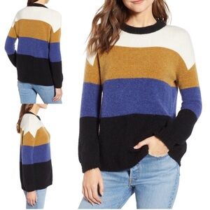 Rails Sylvie Honeycomb Multi Colorblock Women’s Sweater - Size Medium